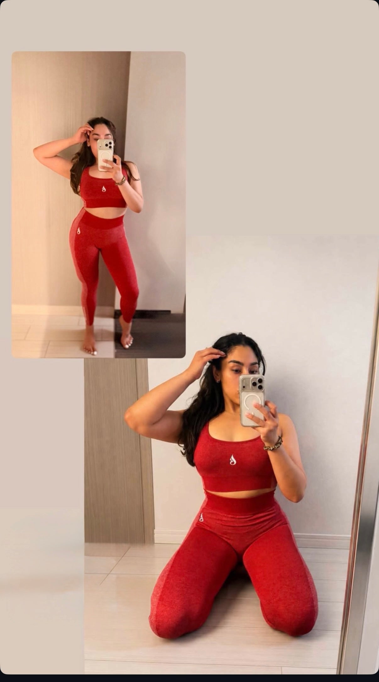 Women's workout Sets 2-piece Set. Sports Bra, Padded Butt Lifting Leggings High Waisted