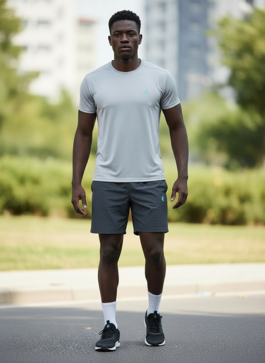 Men’s shorts 7” with zipper and pockets