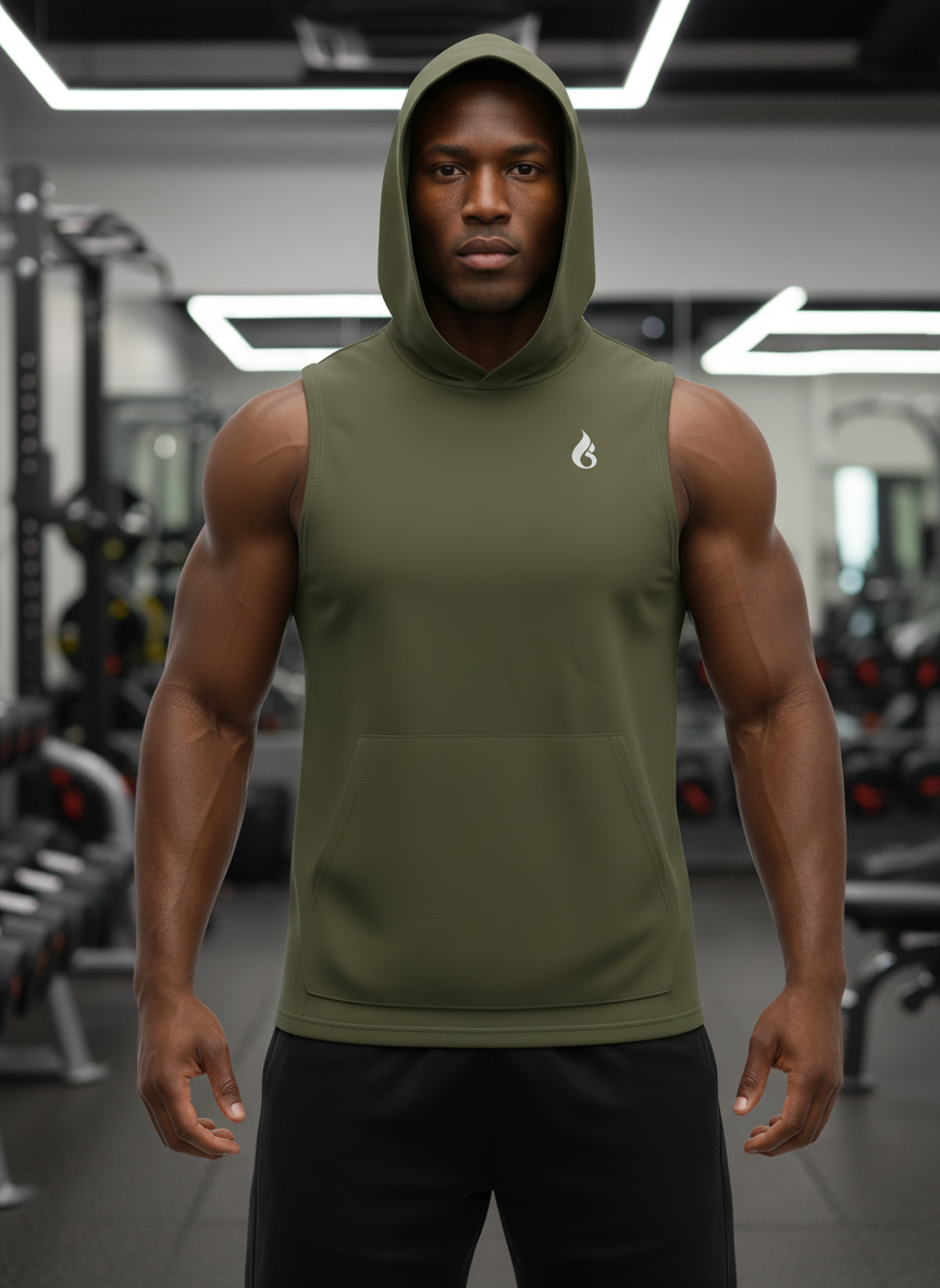 Men’s Cut-off Hoodie