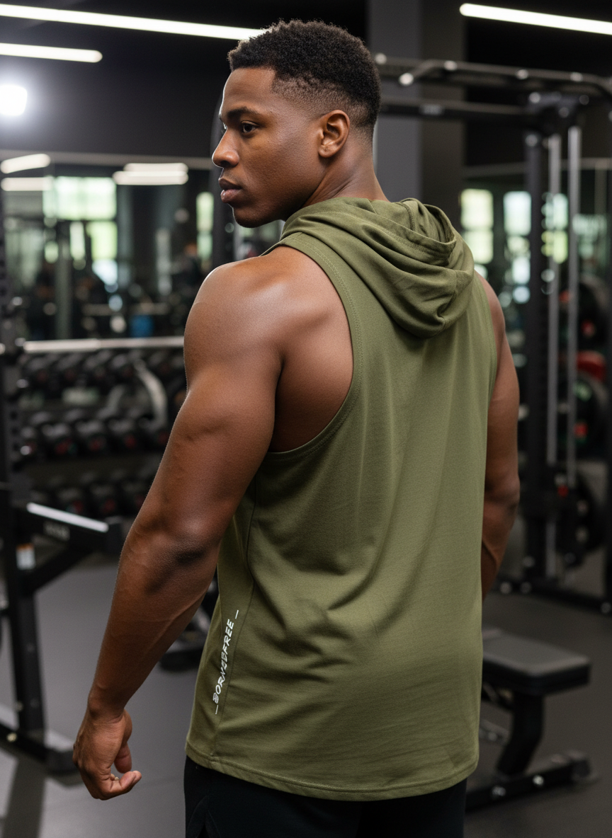 Men’s Cut-off Hoodie