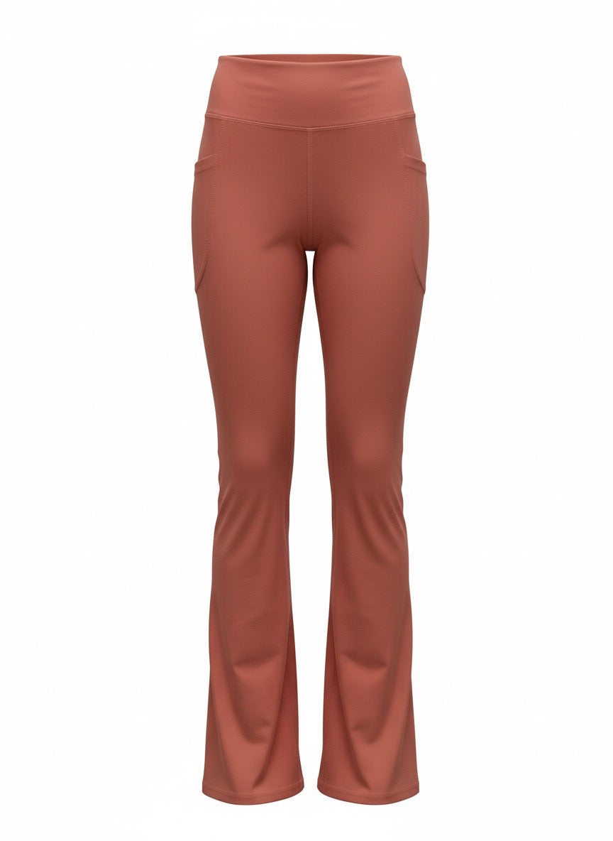Born2BFree Flared yoga pants/ High waisted-Bell Bottom Boot cut