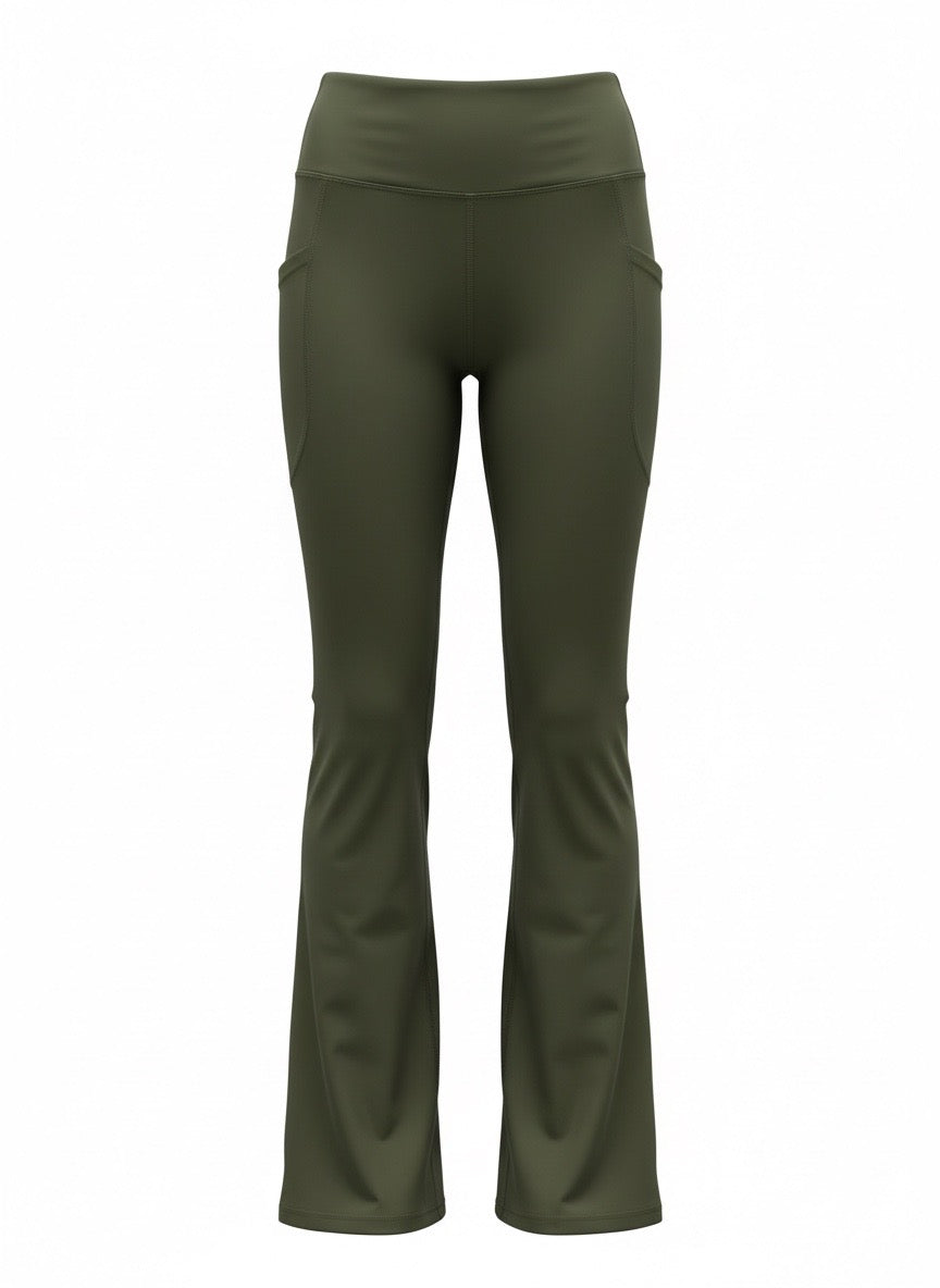 Born2BFree Flared yoga pants/ High waisted-Bell Bottom Boot cut
